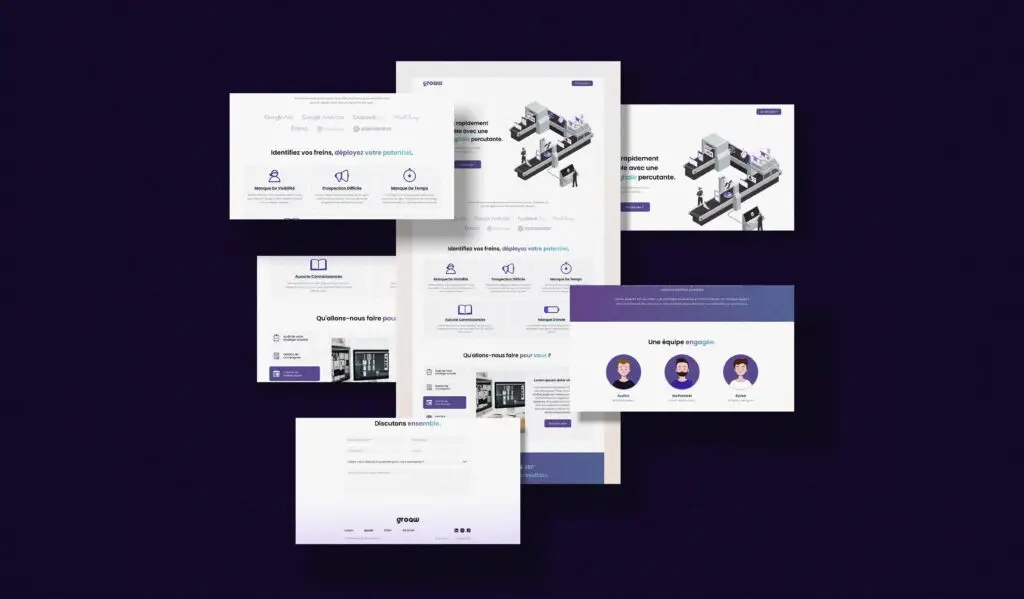 Site web Groaw - Graphiste freelance