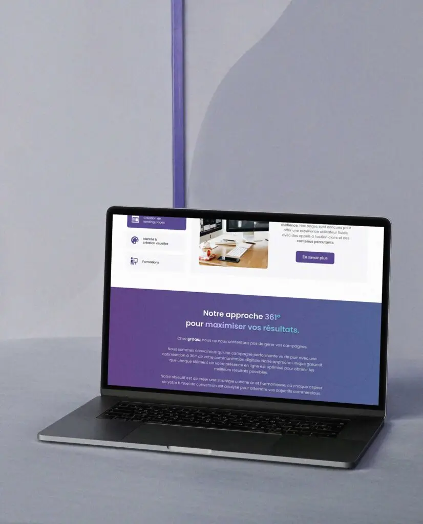 Site web Groaw - Graphiste freelance